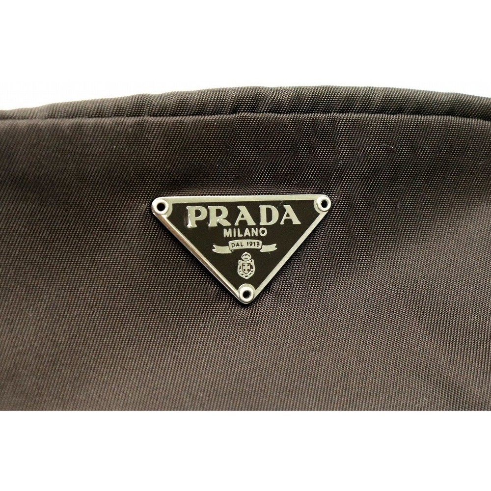 Prada Nylon Multi-Pouch Accessory Case Brown - image 8